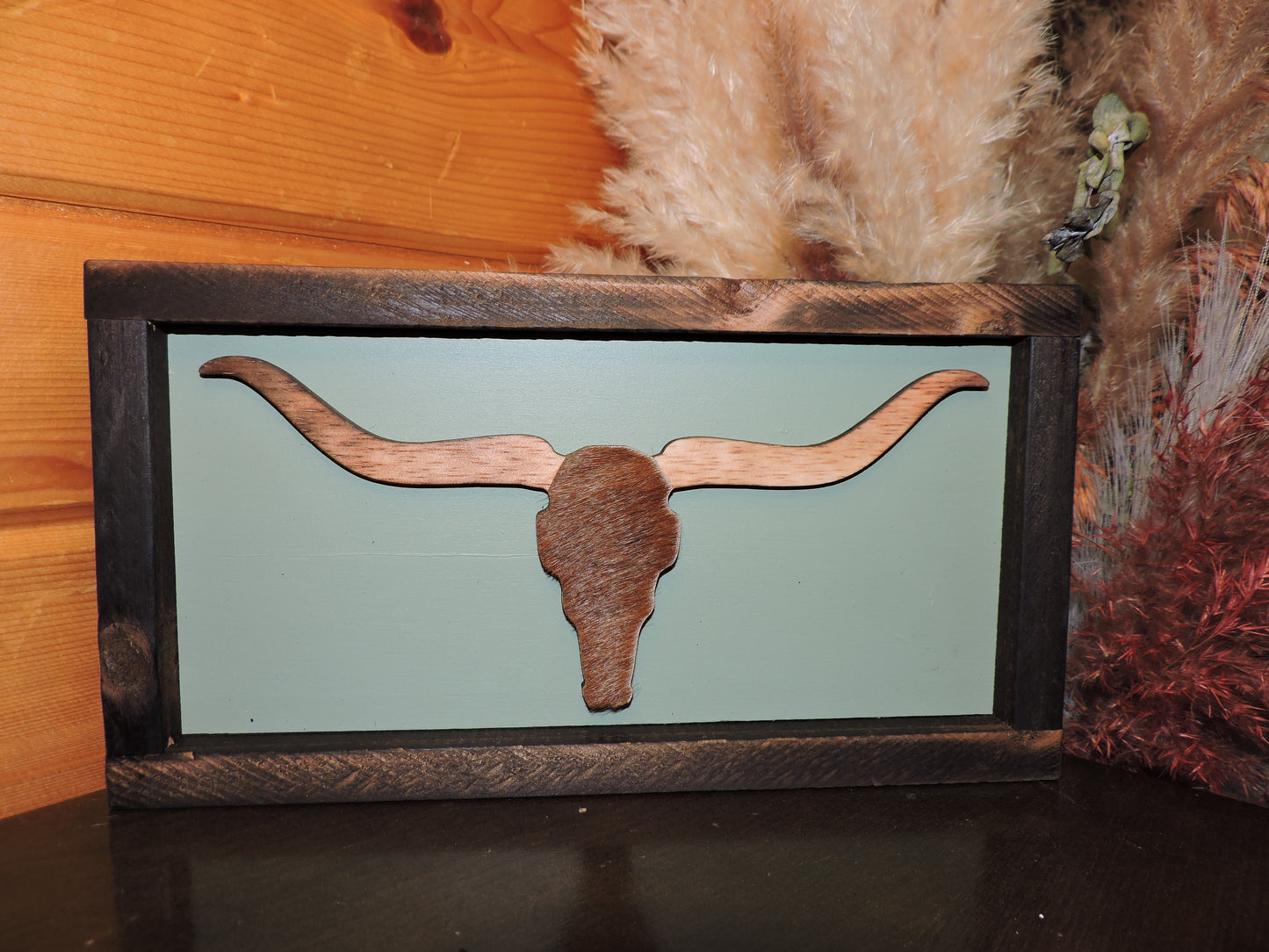 Long Horn w/ Cowhide