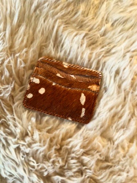 Deer Hide Card Wallet